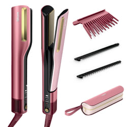Shark HT401EUPK brosse soufflante et fer à lisser Multistyler Airflow Rose 1000 W 2,4 m