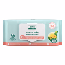 Aleva Naturals AN37945, Lingette humide pour bébé, Hypoallergénique