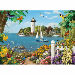 Cobble Hill By the Bay Jeu de puzzle 500 pièce(s) Paysage