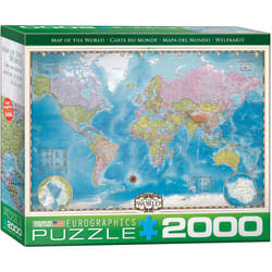Eurographics Map of the World 2000pcs Jeu de puzzle 2000 pièce(s) Cartes