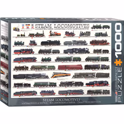 Eurographics Steam Locomotives, 1000 pièce(s), Véhicules