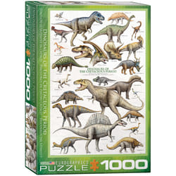 Eurographics Dinosaurs of the Cretaceous Period 1000pcs Jeu de puzzle 1000 pièce(s) Faune