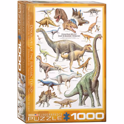 Eurographics Dinosaurs of the Jurassic Period 1000pcs, 1000 pièce(s), Faune