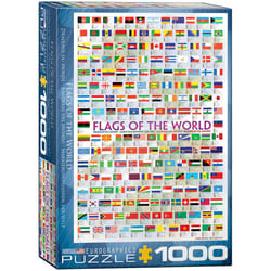 Eurographics Flags of the World Jeu de puzzle 1000 pièce(s) Drapeaux