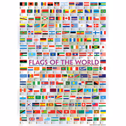 Eurographics Flags of the World Jeu de puzzle 1000 pièce(s) Drapeaux