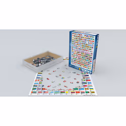Eurographics Flags of the World Jeu de puzzle 1000 pièce(s) Drapeaux
