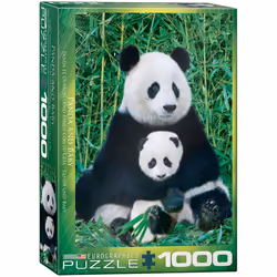 Eurographics Panda &amp; Baby, 1000 pièce(s), Animaux