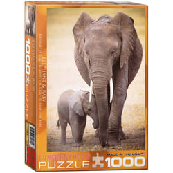 Eurographics Elephant & Baby 1000pcs Jeu de puzzle 1000 pièce(s) Animaux