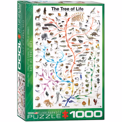 Eurographics The Tree of Life 1000pcs, 1000 pièce(s), Flore et faune