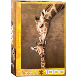 Eurographics Giraffe Mother's Kiss 1000pcs Jeu de puzzle 1000 pièce(s) Animaux