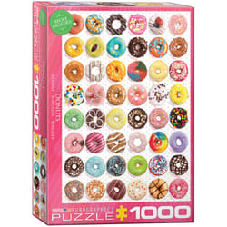 Eurographics Donuts Tops 1000pcs Jeu de puzzle 1000 pièce(s) Alimentation et boissons