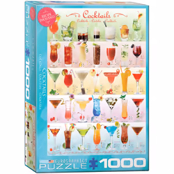 Eurographics Cocktails 1000pcs, 1000 pièce(s), Alimentation et boissons