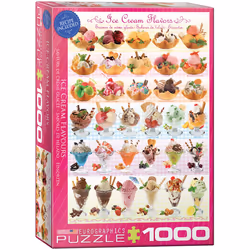 Eurographics Ice Cream Flavours 1000pcs, 1000 pièce(s), Alimentation et boissons