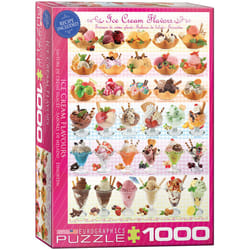 Eurographics Ice Cream Flavours 1000pcs Jeu de puzzle 1000 pièce(s) Alimentation et boissons