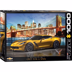 Eurographics Corvette Z06 Out for a Spin 1000pcs, 1000 pièce(s), Véhicules