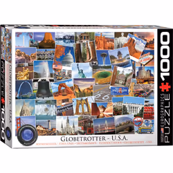 Eurographics Globetrotter USA 1000pcs, 1000 pièce(s), Ville