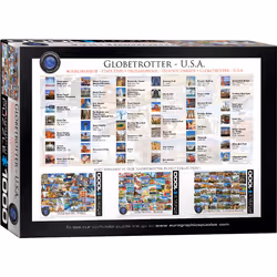 Eurographics Globetrotter USA 1000pcs Jeu de puzzle 1000 pièce(s) Ville