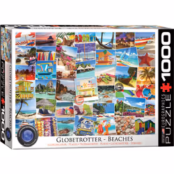 Eurographics Globetrotter Beaches 1000pcs, 1000 pièce(s), Paysage