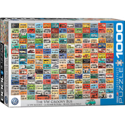 Eurographics The VW Groovy Bus Jeu de puzzle 1000 pièce(s) Véhicules