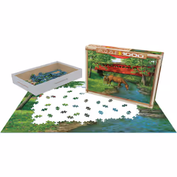Eurographics Sweet Eau pont par Persis Clayton Weirs puzzle 1000 pièces puzzle - Vue supplémentaire 2