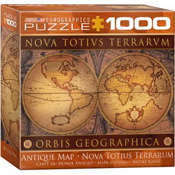 Eurographics Antique Map 1000pcs, 1000 pièce(s), Cartes