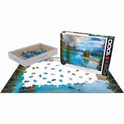 Eurographics Maligne Lake Alberta Puzzle 1000 pièces - Vue supplémentaire 2