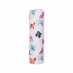 Mary Meyer LJ407, Couverture à emmailloter, Multicolore, Motif, Coton, Mousseline, Garçon/Fille, 1200 mm