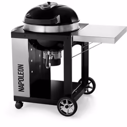 Napoleon Grills PRO22K-CART-2, Grill, Charbon de bois (combustible), Chariot, Réseau, Noir, Rond