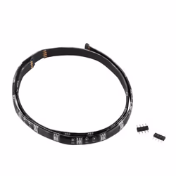 Cablemod WideBeam, Universel, Bande de LED, Noir, Bleu, Vert, Rouge, 4 pin, 4 pin