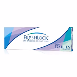 Alcon FreshLook 1-Day, 10er Pack - ohne Dioptrien, 1,38 cm, 8,6 mm, Nelfilcon a, 69%