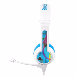 BuddyPhones School+ Bleu, Blanc