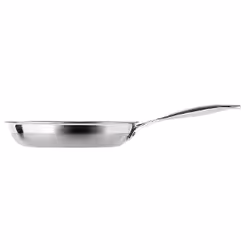 Le Creuset Poêle, 2.1 L, 24 cm, Poêle unique, Acier inoxydable, Aluminium, Acier inoxydable, 2,1 L, 1 pièce(s), 2,4 cm