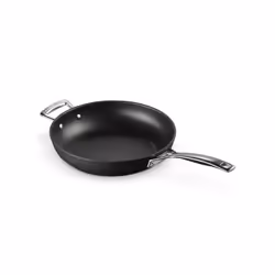 Le Creuset 51101280010202, Rond, Poêle polyvalente, Noir, Acier inoxydable, Aluminium, 3,2 L, Vitrocéramique, Gaz, Halogène,  ...