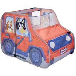 Moose Toys - Tente de jeux pop up Bluey en forme de voiture 4x4