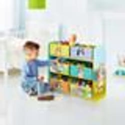 Meuble de rangement pour chambre d’enfant avec 6 bacs BLUEY