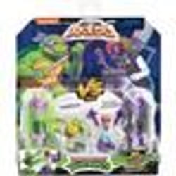 Coffret de figurines Donatello vs Baxter Stockman - Akedo - Moose Toys - Tortues Ninja - Multicolore - Mixte