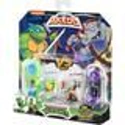 Coffret Tortues Ninja Leonardo vs Kraang - Akedo - Moose Toys - Armes uniques - 4 coffrets duel à collectionner