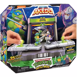 Moose Toys ARENE DE COMBAT TORTUE NINJA AKEDO, Enfant, Unisexe, Multicolore, 09/11/2023, CE, Contenu: 2 Combattants Tortues N ...