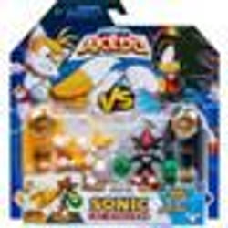Duo de Figurines Tails vs Shadow - MOOSE TOYS - AKEDO - Pack de combat rapide 2 figurines et contrôleurs inclus
