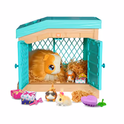 Moose Toys Little Live Pets Mama Surprise, Cochon d'inde en peluche, 4 an(s), Interactif