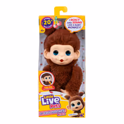 Moose Toys Little Live Pets My Baby Monkey 'Chikki Cherry' - Vue supplémentaire 2