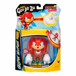 Goo Jit Zu Glow Surge Sonic - Knuckles, Figurine extensible, 4 an(s), Multicolore