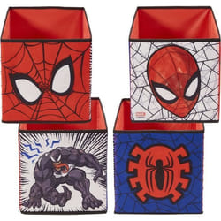 MARVEL - Lot de 4 cubes de rangement et decoratifs Spiderman