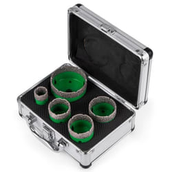 5Pcs Forets à Diamant 22-65mm - VEVOR - M14 Trépan M14 avec Boitier Portable