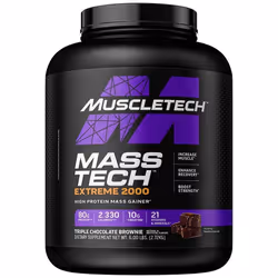 Hard gainer MuscleTech - Mass-Tech Extreme 2000 - Triple Chocolate Brownie 2720g