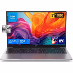 ACEMAGIC 2025 Ordinateur Portable 15.6 Pouces in-tel N150 PC Portable 16Go Ram DDR4 512Go SSD Étendre à 2 to Boîtier Métalliq ...