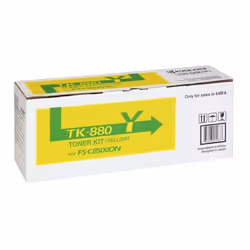 KYOCERA TK-880Y Cartouche de toner 1 pièce(s) Original Jaune