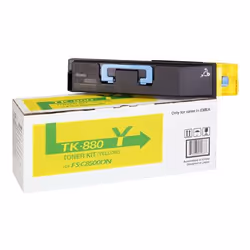 KYOCERA TK-880Y Cartouche de toner 1 pièce(s) Original Jaune