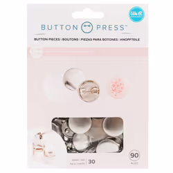 We R Memory Keepers Button Press, Gris, Ampoule, 25 mm, 180,1 mm, 134,1 mm, 25,9 mm