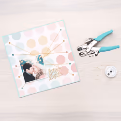 We R Memory Keepers 70907-7 perforateur papier Argent, Turquoise
